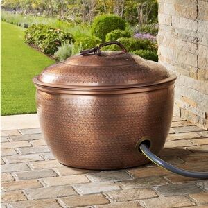 Member's Mark Decorative Metal Hose Storage Pot